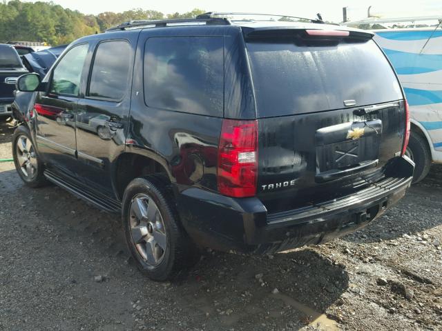 1GNFC13097R278105 - 2007 CHEVROLET TAHOE C150 BLACK photo 3