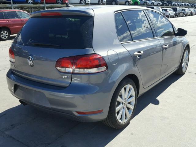 WVWDM7AJ5DW010127 - 2013 VOLKSWAGEN GOLF SILVER photo 4