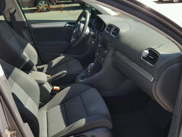 WVWDM7AJ5DW010127 - 2013 VOLKSWAGEN GOLF SILVER photo 5