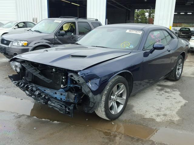 2C3CDZAG5GH236459 - 2016 DODGE CHALLENGER BLUE photo 2