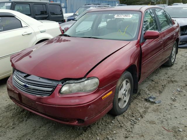 1G1NE52J02M576881 - 2002 CHEVROLET MALIBU LS 红色 照片 2