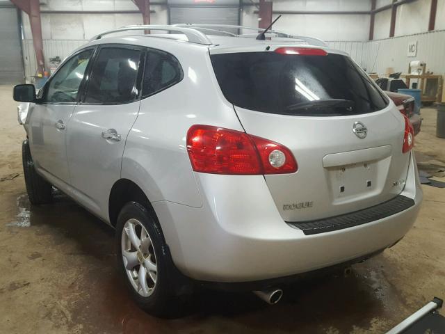 JN8AS5MV3AW129743 - 2010 NISSAN ROGUE S SILVER photo 3