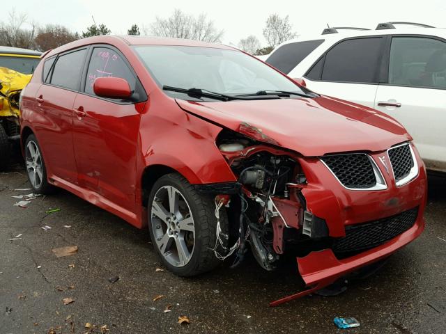 5Y2SR67069Z466970 - 2009 PONTIAC VIBE GT RED photo 1