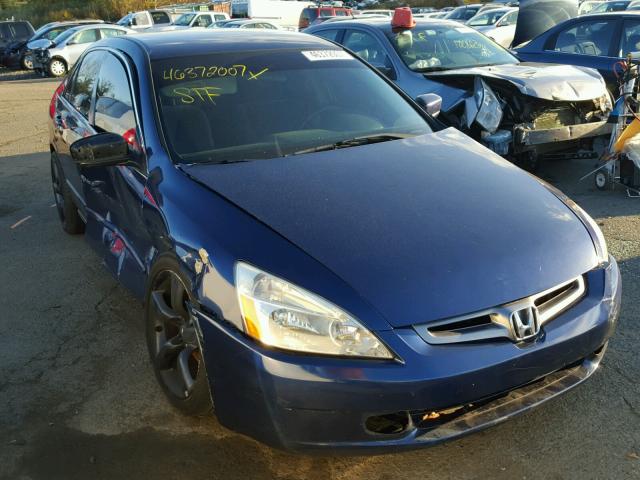 1HGCM55495A077124 - 2005 HONDA ACCORD LX BLUE photo 1