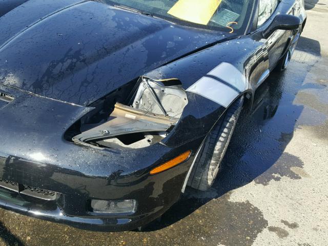 1G1YX3DW0A5108825 - 2010 CHEVROLET CORVETTE G BLACK photo 9