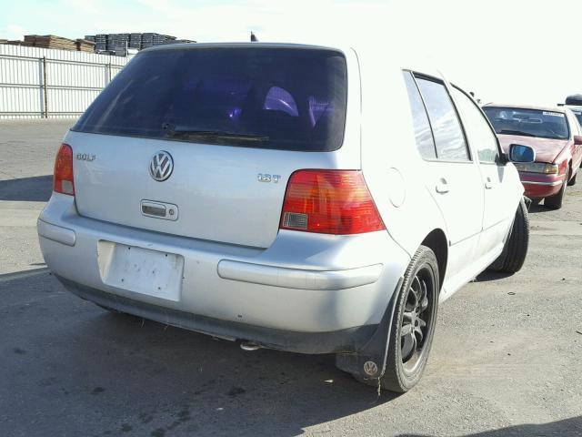 9BWGD21J414019947 - 2001 VOLKSWAGEN GOLF 银色 照片 4