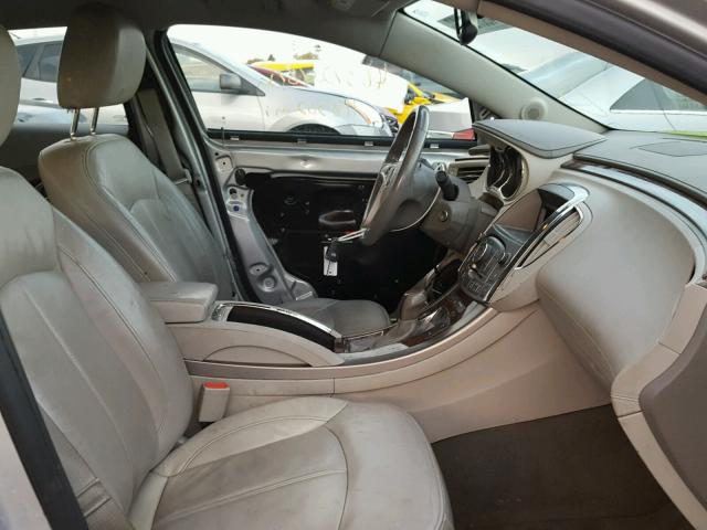 1G4GD5E36CF125309 - 2012 BUICK LACROSSE P SILVER photo 5