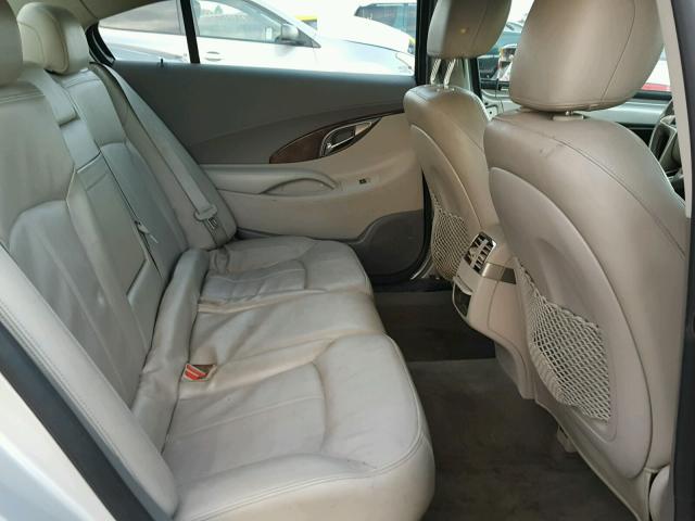 1G4GD5E36CF125309 - 2012 BUICK LACROSSE P SILVER photo 6