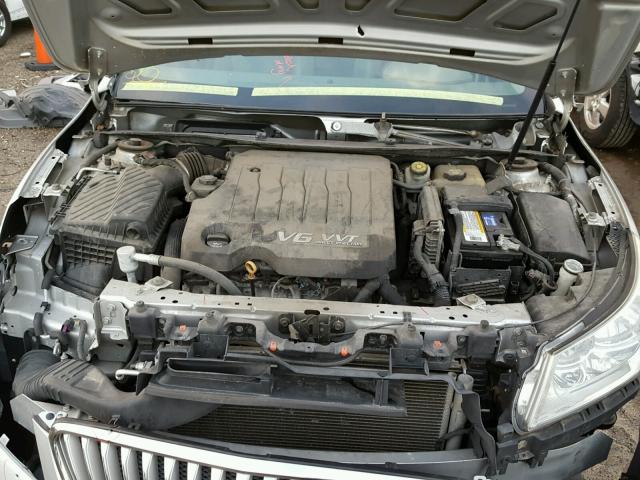 1G4GD5E36CF125309 - 2012 BUICK LACROSSE P SILVER photo 7