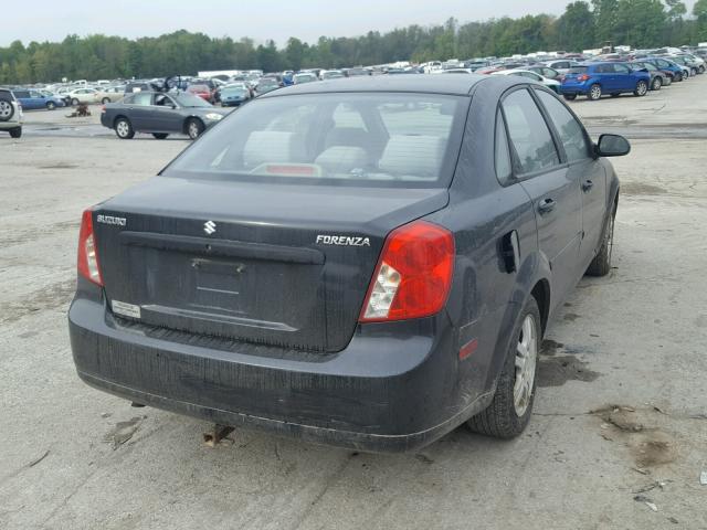 KL5JJ56Z76K313859 - 2006 SUZUKI FORENZA PR BLACK photo 4