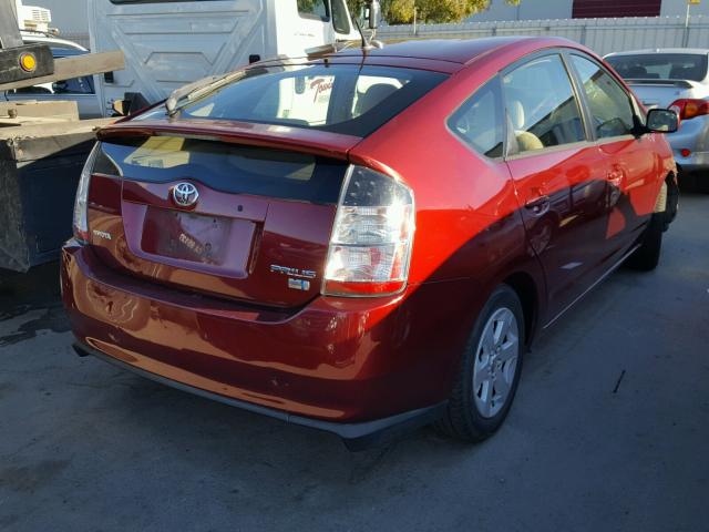JTDKB20U157023545 - 2005 TOYOTA PRIUS Bordeaux Foto 4