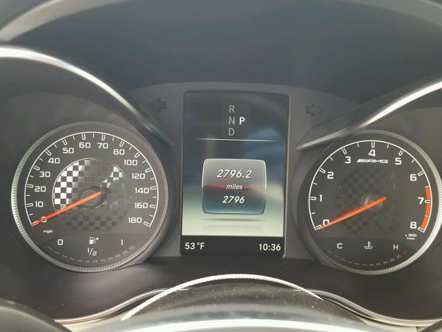 WDDWK6EB8JF628278 - 2018 MERCEDES-BENZ C 43 4MATI GRAY photo 8