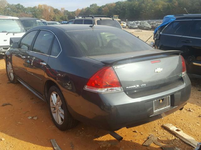 2G1WC5E34D1175629 - 2013 CHEVROLET IMPALA LTZ GRAY photo 3