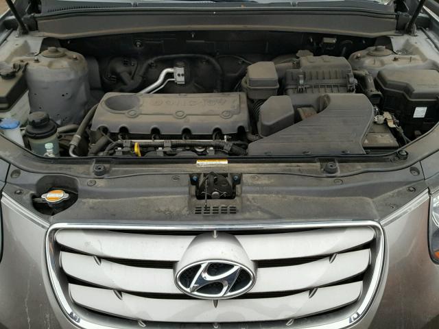 5XYZGDAB6BG069475 - 2011 HYUNDAI SANTA FE G CHARCOAL photo 7