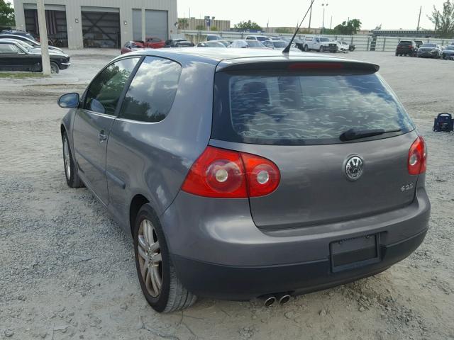 WVWBA71K18W095370 - 2008 VOLKSWAGEN RABBIT GRAY photo 3