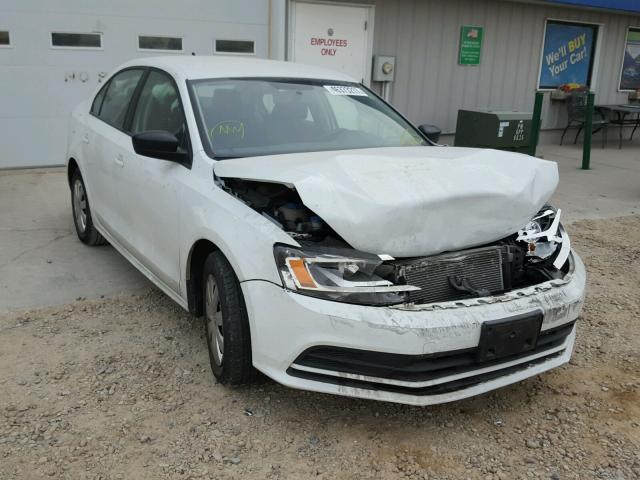 3VW2K7AJ7FM314153 - 2015 VOLKSWAGEN JETTA BASE 白色 照片 1
