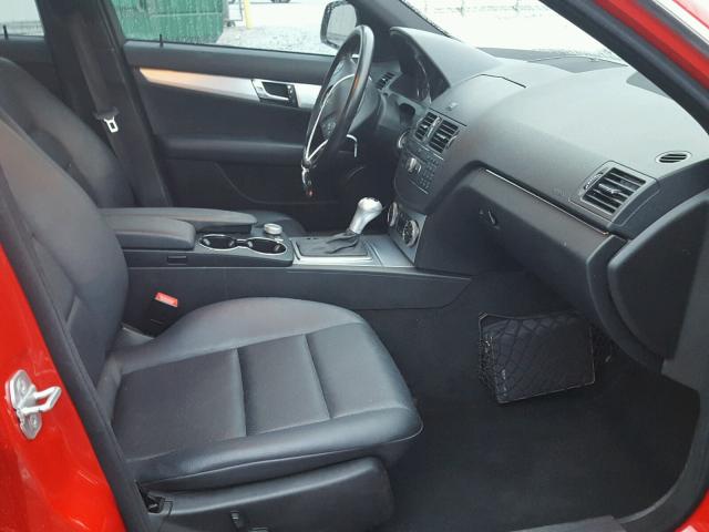 WDDGF54X09R042359 - 2009 MERCEDES-BENZ C 300 红色 照片 5