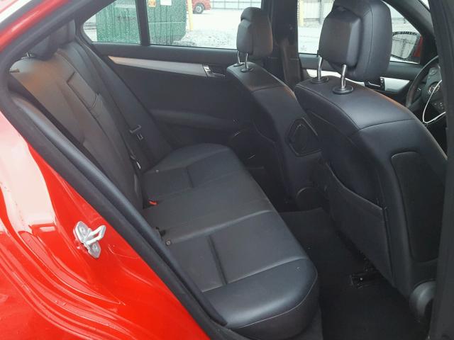 WDDGF54X09R042359 - 2009 MERCEDES-BENZ C 300 红色 照片 6