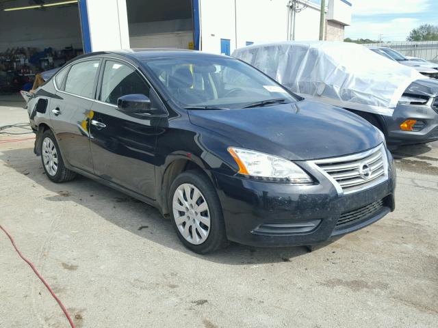 3N1AB7AP8FY381679 - 2015 NISSAN SENTRA S BLACK photo 1