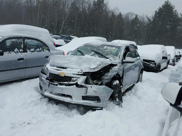 1G1PF5S96B7165723 - 2011 CHEVROLET CRUZE LT SILVER photo 2