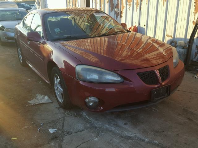 2G2WP522541262841 - 2004 PONTIAC GRAND PRIX MAROON photo 1