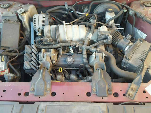 2G2WP522541262841 - 2004 PONTIAC GRAND PRIX MAROON photo 7