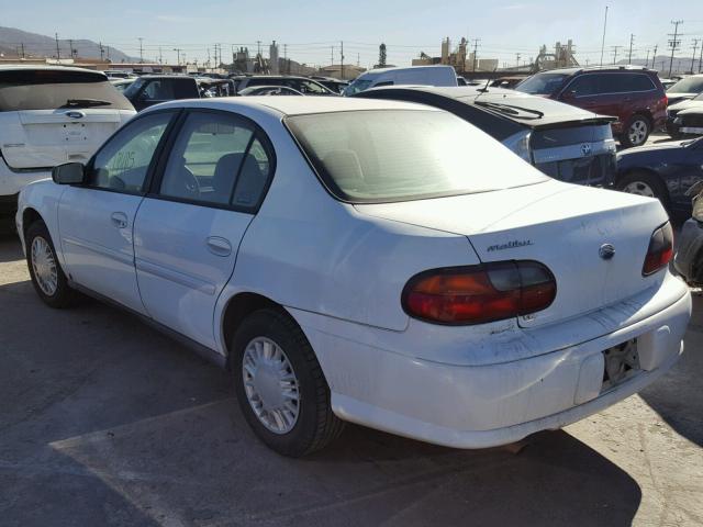 1G1ND52J92M596386 - 2002 CHEVROLET MALIBU WHITE photo 3