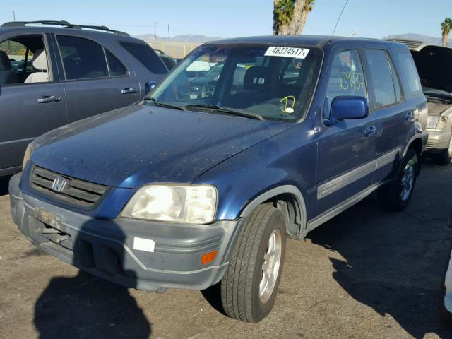 JHLRD176XXC080088 - 1999 HONDA CR-V EX BLUE photo 2