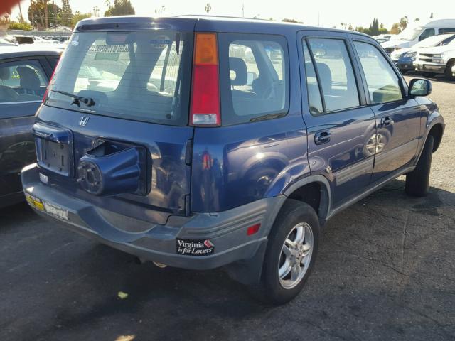 JHLRD176XXC080088 - 1999 HONDA CR-V EX BLUE photo 4