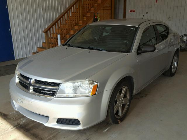 1B3BD4FB0BN590818 - 2011 DODGE AVENGER EX GRAY photo 2