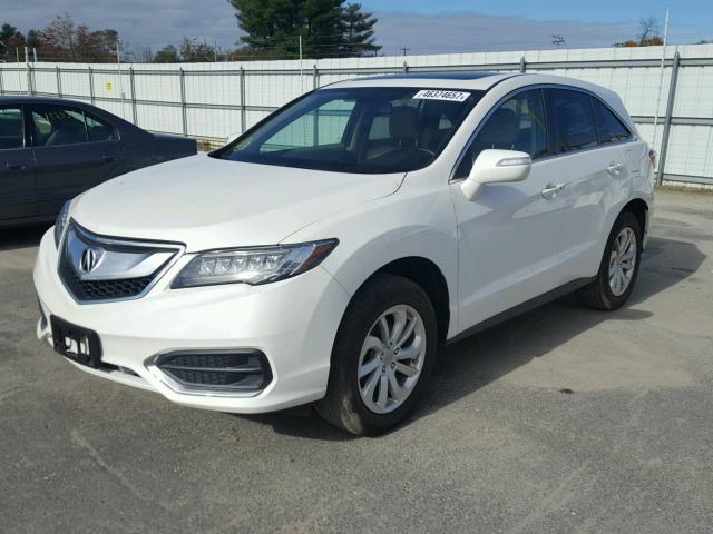 5J8TB3H3XGL002940 - 2016 ACURA RDX WHITE photo 2