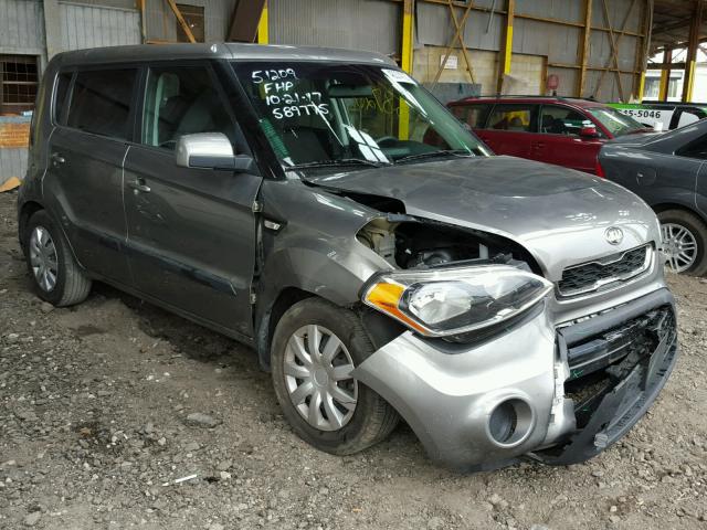 KNDJT2A50D7589775 - 2013 KIA SOUL GRAY photo 1