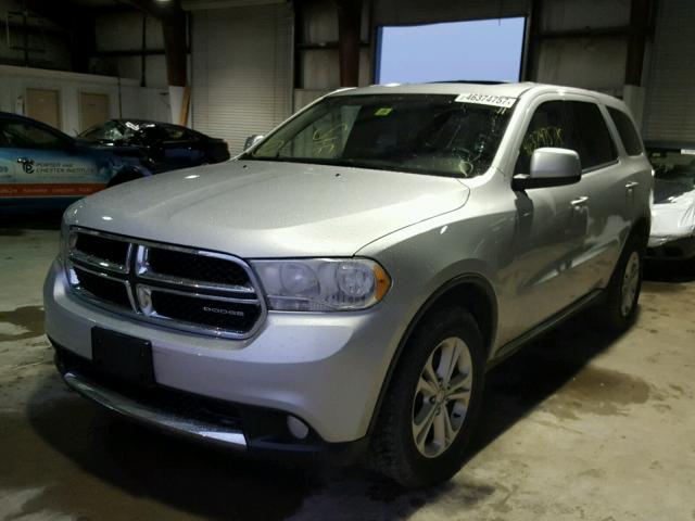 1D4RE2GG4BC720719 - 2011 DODGE DURANGO EX SILVER photo 2