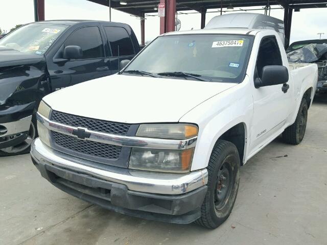 1GCCS148448168745 - 2004 CHEVROLET COLORADO WHITE photo 2