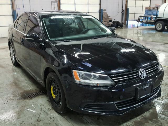 3VWDX7AJ4DM362295 - 2013 VOLKSWAGEN JETTA SE BLACK photo 1