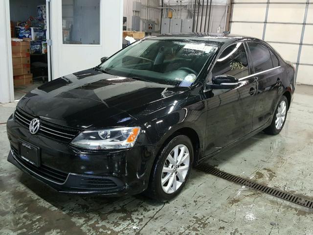 3VWDX7AJ4DM362295 - 2013 VOLKSWAGEN JETTA SE BLACK photo 2