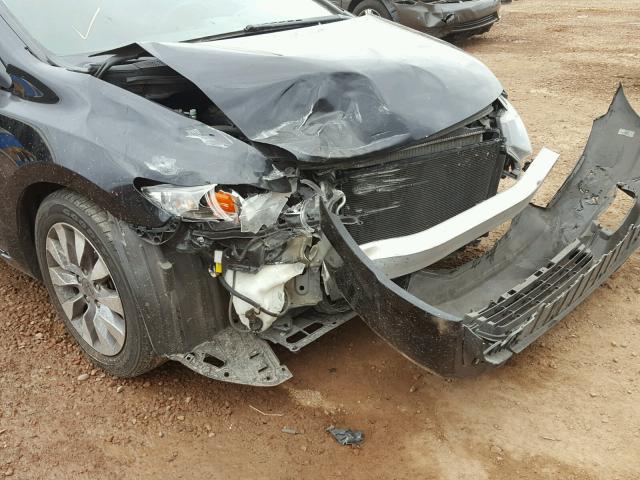 2HGFG1B91AH503901 - 2010 HONDA CIVIC EXL 黑色 照片 9