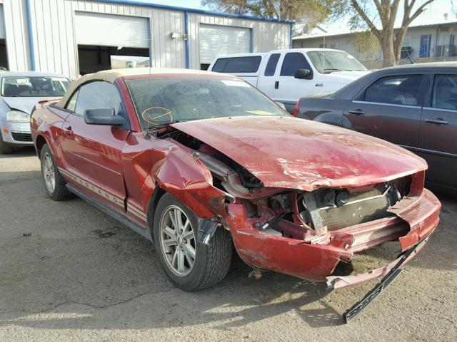 1ZVFT84N675264646 - 2007 FORD MUSTANG RED photo 1