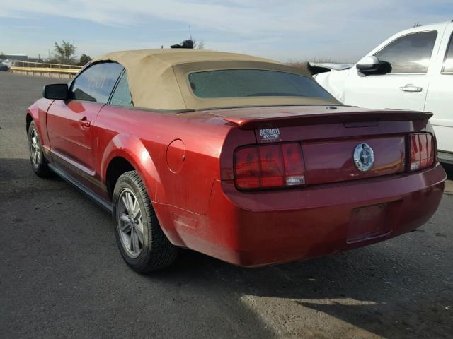 1ZVFT84N675264646 - 2007 FORD MUSTANG RED photo 3