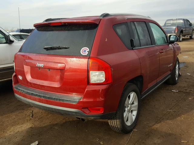 1J4NT1FA7BD175046 - 2011 JEEP COMPASS SP RED photo 4