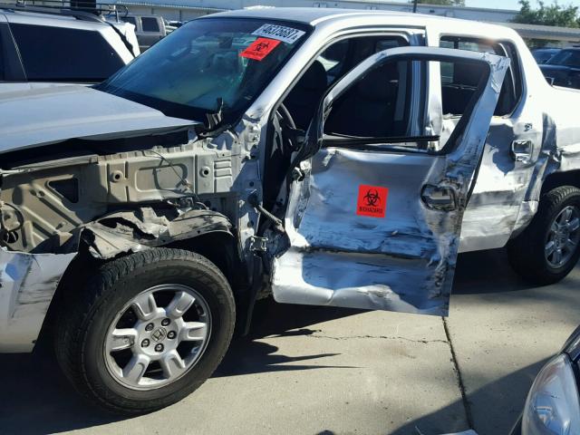 2HJYK16426H513585 - 2006 HONDA RIDGELINE GRAY photo 9