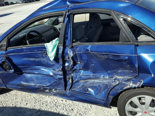 KL5JD56ZX7K652625 - 2007 SUZUKI FORENZA BA BLUE photo 10