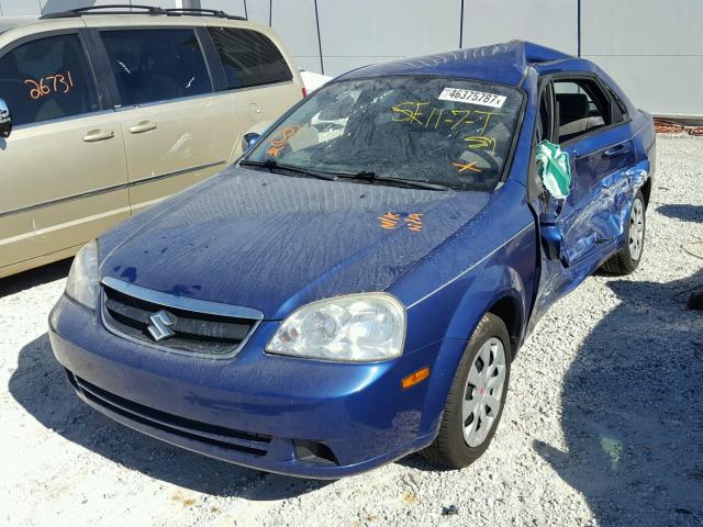 KL5JD56ZX7K652625 - 2007 SUZUKI FORENZA BA BLUE photo 2