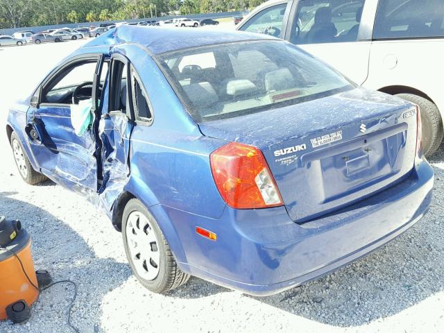 KL5JD56ZX7K652625 - 2007 SUZUKI FORENZA BA BLUE photo 3