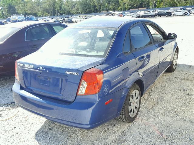 KL5JD56ZX7K652625 - 2007 SUZUKI FORENZA BA BLUE photo 4