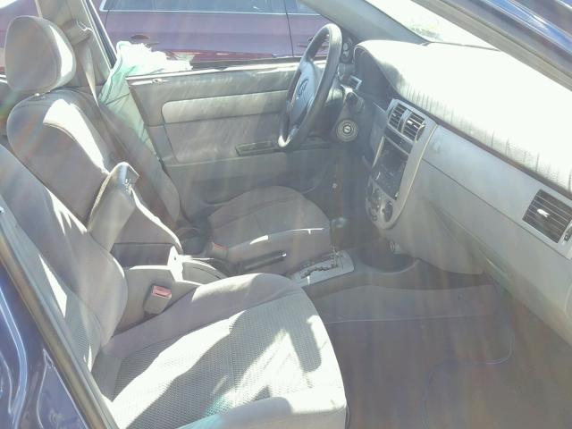 KL5JD56ZX7K652625 - 2007 SUZUKI FORENZA BA BLUE photo 5