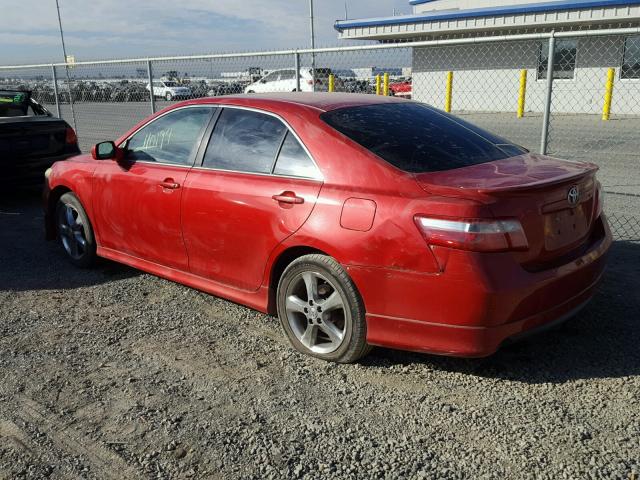 4T1BK46K77U034230 - 2007 TOYOTA CAMRY NEW RED photo 3