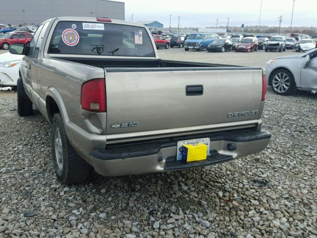 1GCDT19XX38212148 - 2003 CHEVROLET S TRUCK S1 BEIGE photo 3