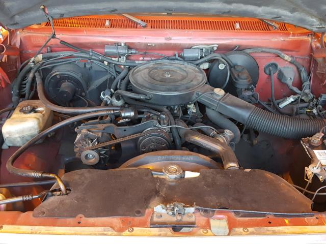 3B4GM07YXLM056346 - 1990 DODGE RAMCHARGER RED photo 7