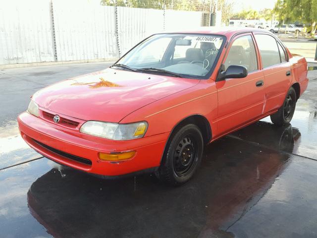 1NXBA02E4VZ524181 - 1997 TOYOTA COROLLA BA RED photo 2